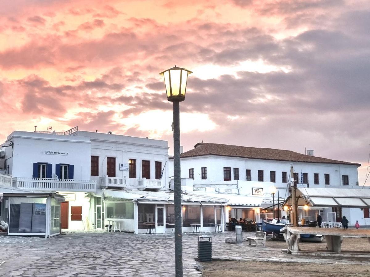 Elpis Mykonos Apartments - Mykonos Town Delos Port ภายนอก รูปภาพ
