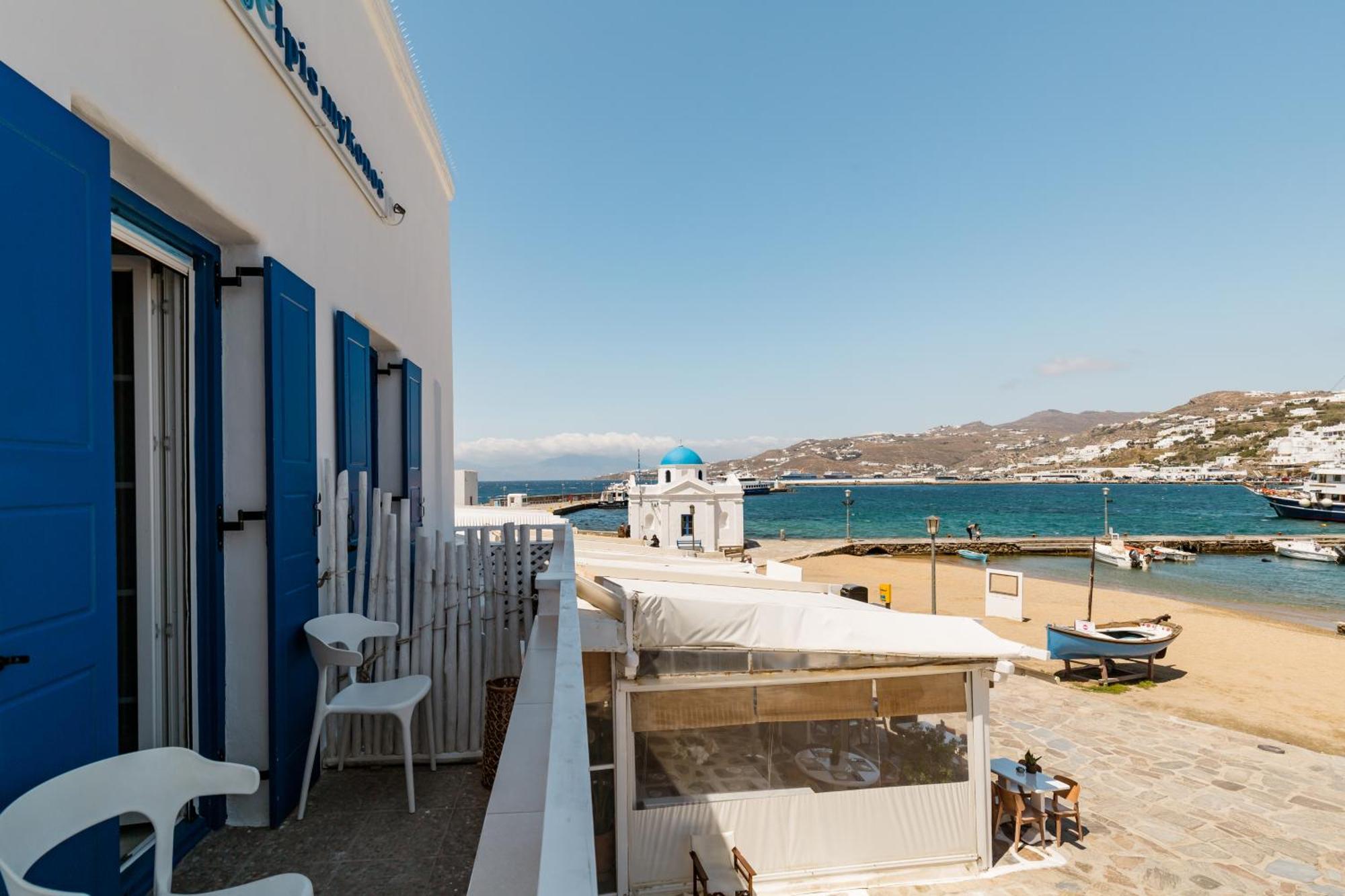 Elpis Mykonos Apartments - Mykonos Town Delos Port ภายนอก รูปภาพ