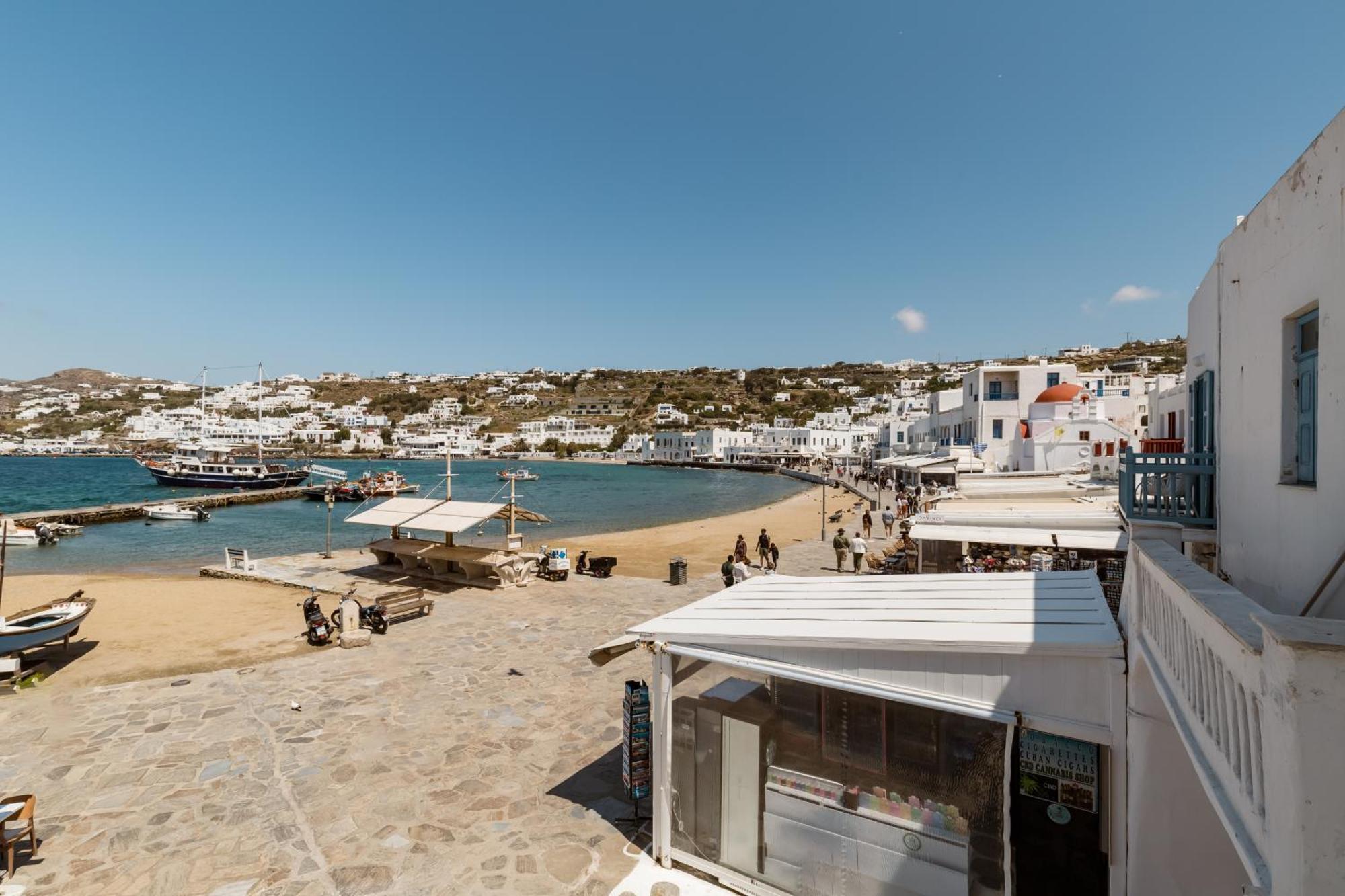 Elpis Mykonos Apartments - Mykonos Town Delos Port ภายนอก รูปภาพ
