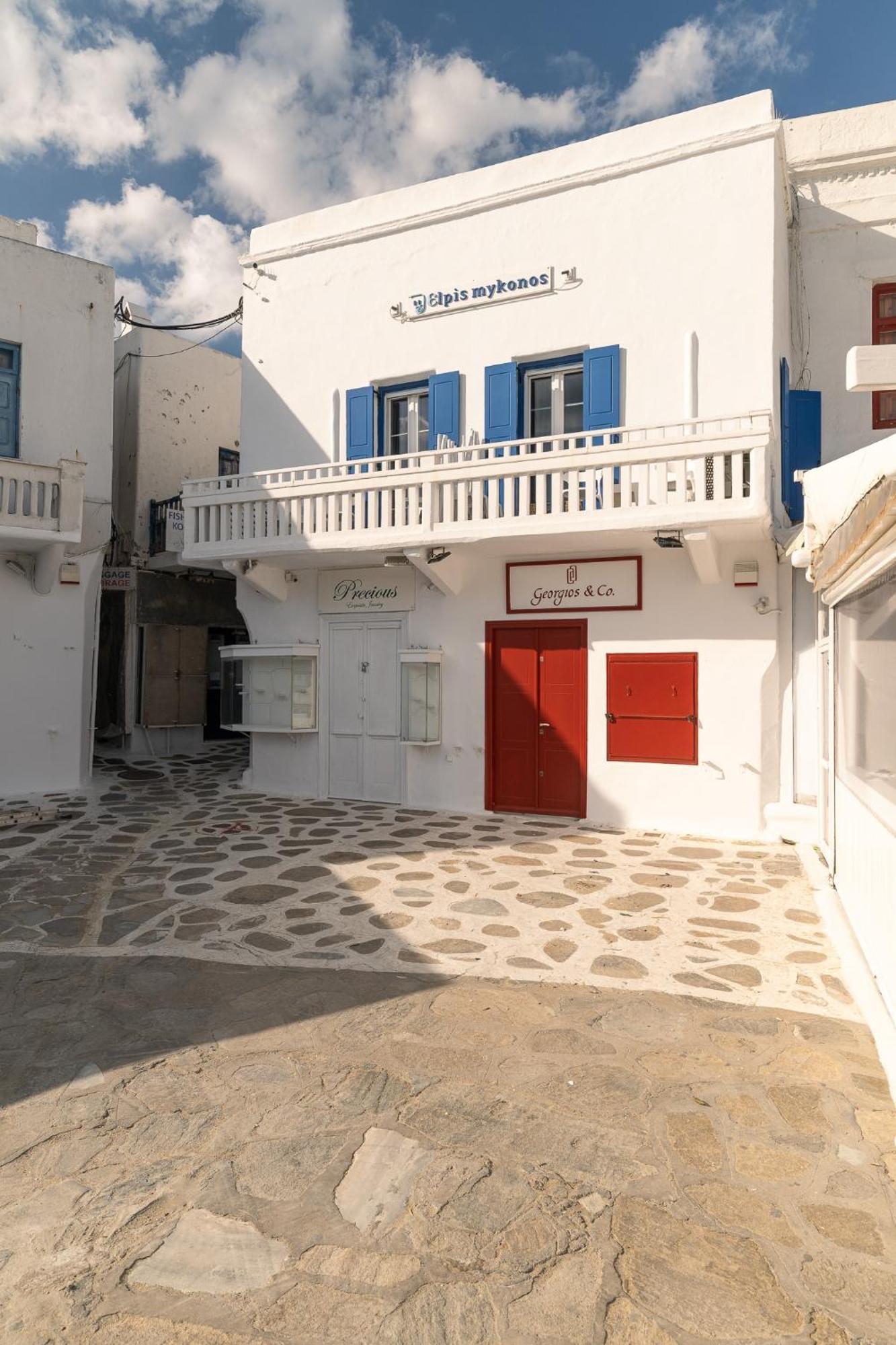 Elpis Mykonos Apartments - Mykonos Town Delos Port ภายนอก รูปภาพ