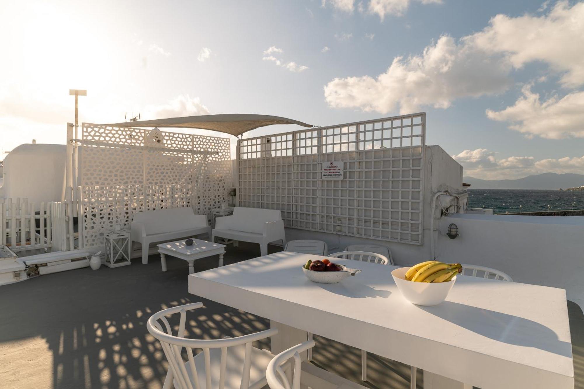 Elpis Mykonos Apartments - Mykonos Town Delos Port ภายนอก รูปภาพ