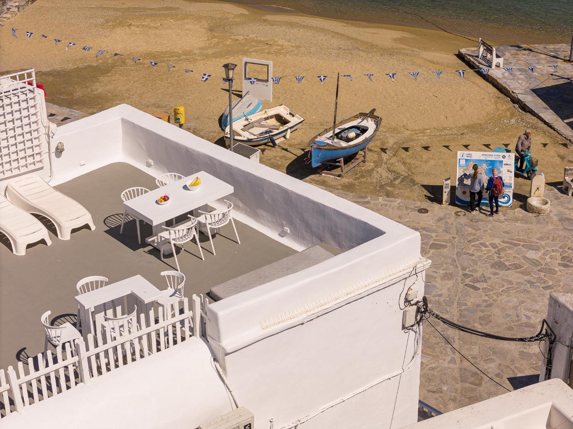 Elpis Mykonos Apartments - Mykonos Town Delos Port ภายนอก รูปภาพ