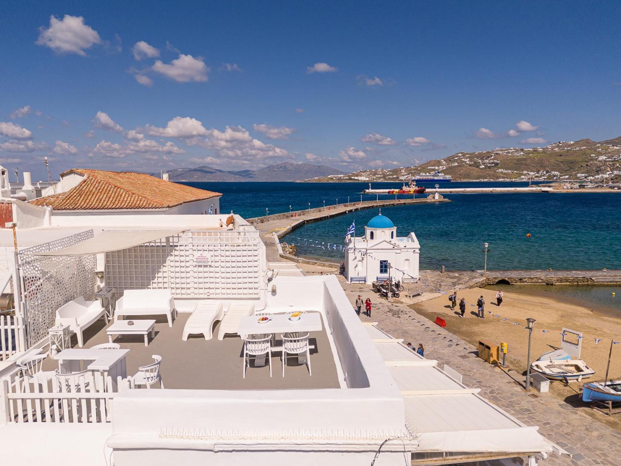 Elpis Mykonos Apartments - Mykonos Town Delos Port ภายนอก รูปภาพ