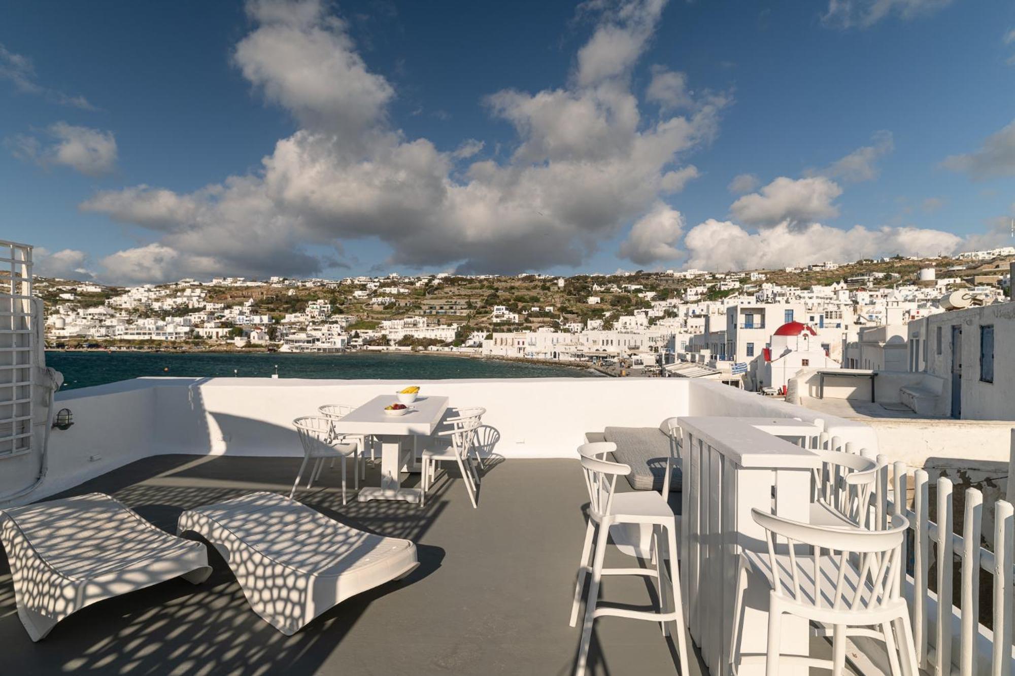 Elpis Mykonos Apartments - Mykonos Town Delos Port ภายนอก รูปภาพ