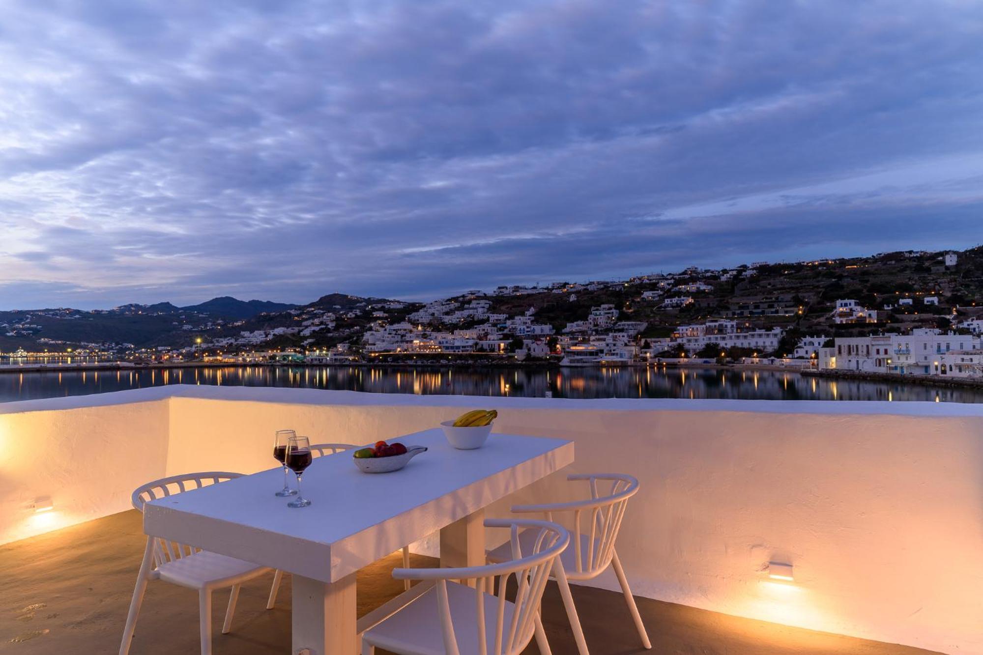 Elpis Mykonos Apartments - Mykonos Town Delos Port ภายนอก รูปภาพ