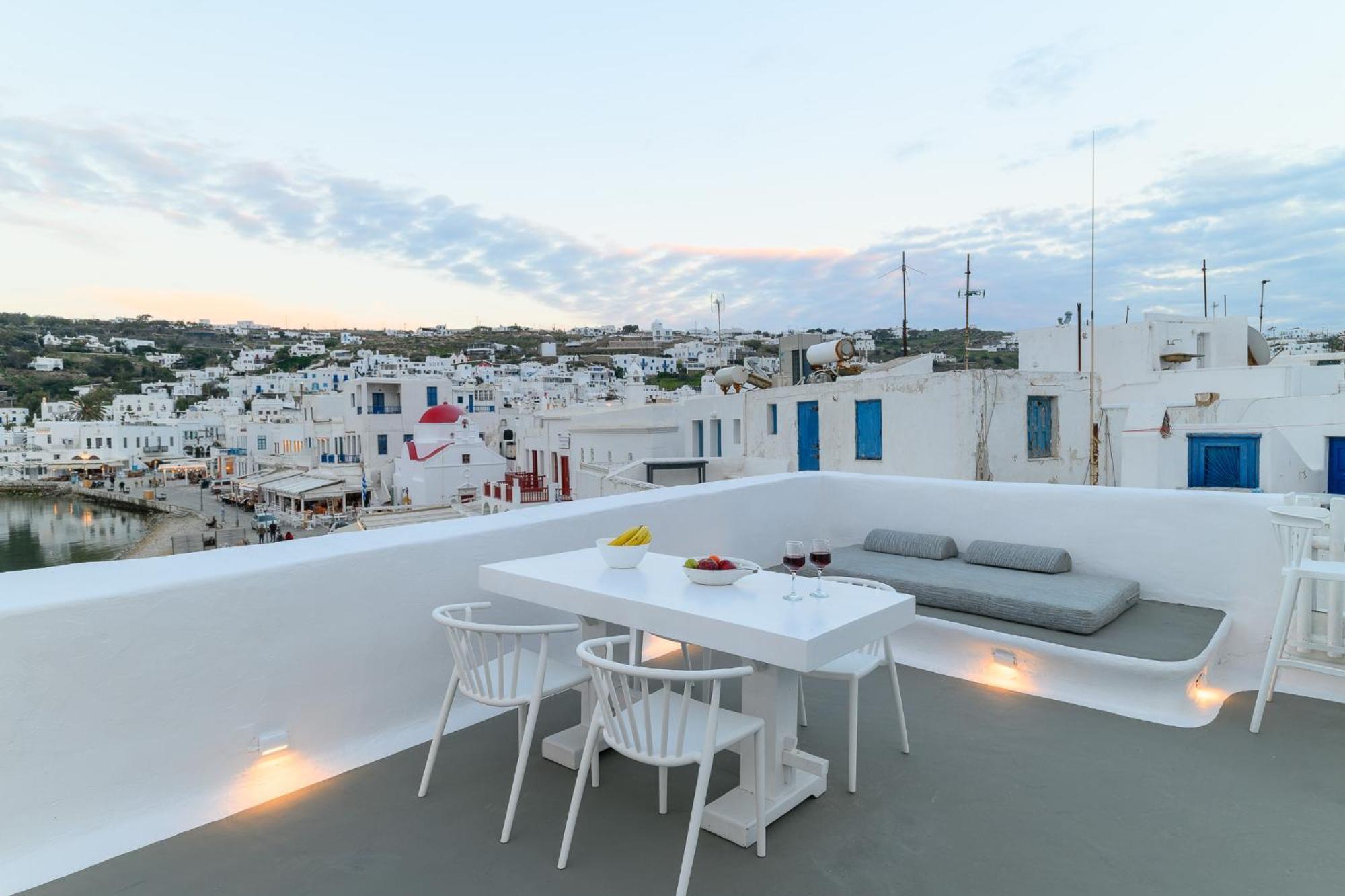 Elpis Mykonos Apartments - Mykonos Town Delos Port ภายนอก รูปภาพ