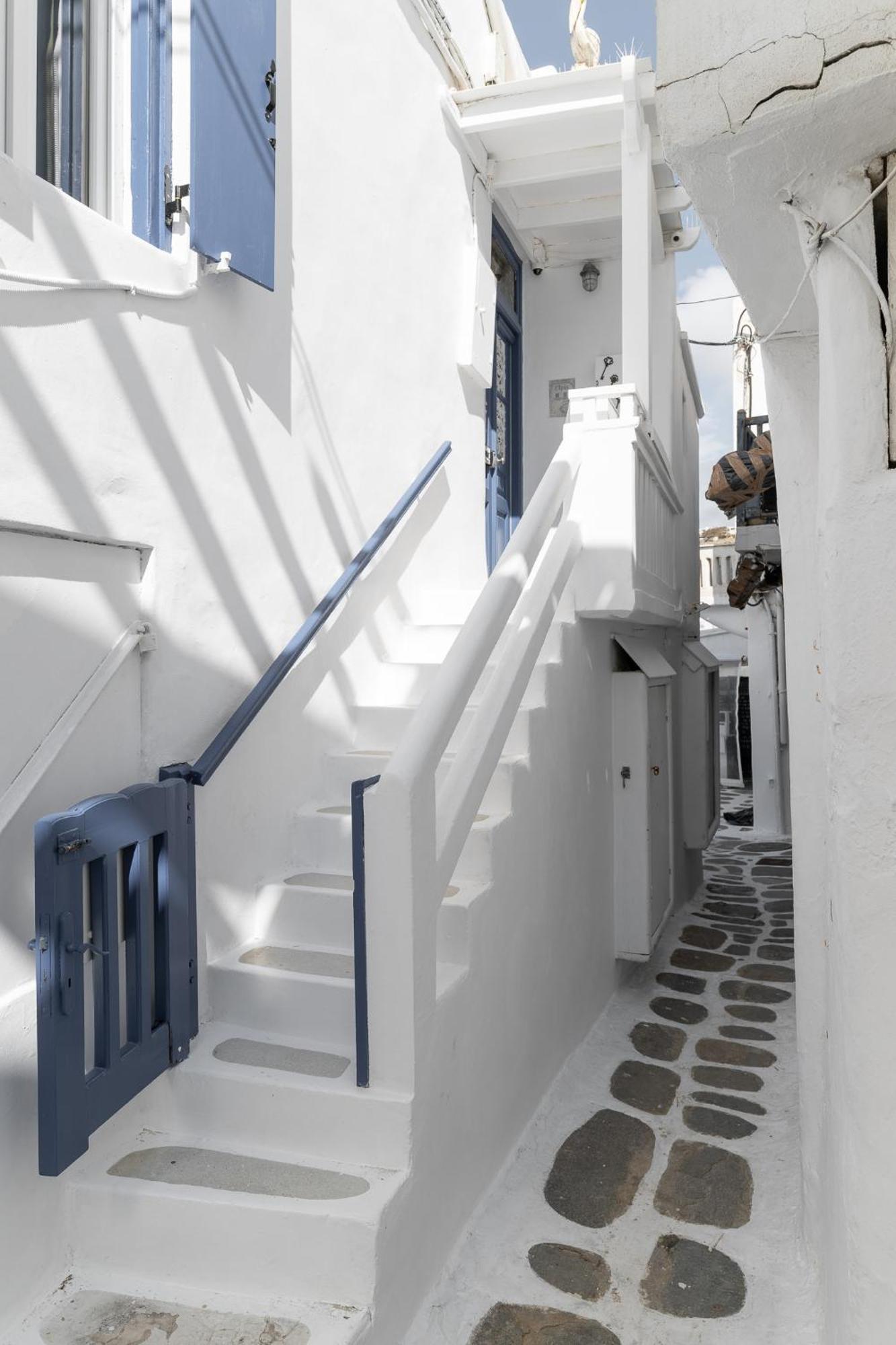 Elpis Mykonos Apartments - Mykonos Town Delos Port ภายนอก รูปภาพ